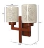 Brown WOOD Wall Light