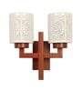 Brown WOOD Wall Light