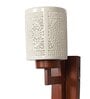 Brown Wood Wall Light