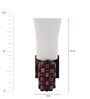 Brown Wood Wall Light