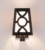 Brown Wood Wall Light