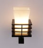 Confined Brown Wood Wall Sconces