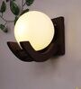 Pinewood Night Lamp with Pink Fabric Shade