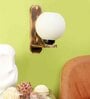 Caen Brown Wood Wall Sconces