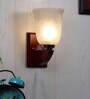 Imperial Brown Wood Wall Sconces