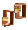 Teak Solid Wood Wall Shelf