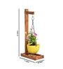Brown Wooden  Planter Stand