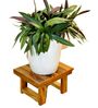 Brown Wooden Wooden Planter Stand