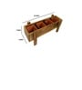Brown Wooden Wooden Planter Stand