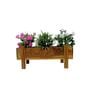 Brown Wooden Wooden Planter Stand