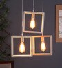 Ventus Brown Wood Cluster Hanging Light