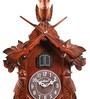 Brown Wooden Abstract Shape Cuckoo Clock