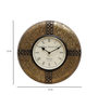 Brown Wooden Analog Vintage Wall Clock