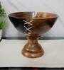 Brown Wooden Bowl Size Table Vase