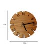 Brown Wooden Carved Wall Clock