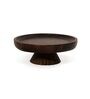 Brown Wooden Circular Cakestand