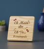 Ek Main Aur Ek TuBrown Engineered Wood Showpiece