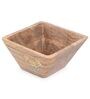 Brown Wooden Handcrafted Fruit Bowl