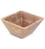 Brown Wooden Handcrafted Fruit Bowl