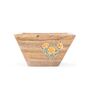Brown Wooden Handcrafted Fruit Bowl