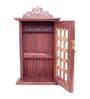 Brown Wooden Handcrafted Rectangle Shaped Decorative Key Holder