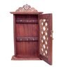 Brown Wooden Livorno Handcrafted Rectangle Shaped Decorative Key Holder