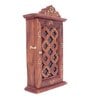 Brown Wooden Livorno Handcrafted Rectangle Shaped Decorative Key Holder