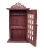 Brown Wooden Handcrafted Rectangle Shaped Decorative Key Holder