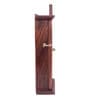 Brown Wooden Handcrafted Rectangle Shaped Decorative Key Holder