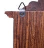 Brown Wooden Livorno Handcrafted Rectangle Shaped Decorative Key Holder
