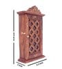 Brown Wooden Livorno Handcrafted Rectangle Shaped Decorative Key Holder