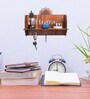 Brown Wooden Hobart Set Of 1 Key Holder