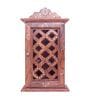 Brown Wooden Livorno Handcrafted Rectangle Shaped Decorative Key Holder