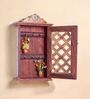 Brown Wooden Livorno Handcrafted Rectangle Shaped Decorative Key Holder