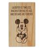 Mickey Mouse Brown Engineered Wood Showpiece