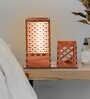 Brown Wooden Novelty Table Lamp