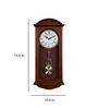 Brown Wooden Pendulum Wall Clock