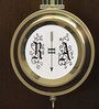 Brown Wooden Pendulum Wall Clock