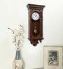 Brown Wooden Pendulum Wall Clock