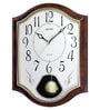 Brown Wooden Pendulum Wall Clock