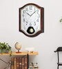 Brown Wooden Pendulum Wall Clock