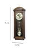 Brown Wooden Pendulum Wall Clock