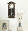Brown Wooden Pendulum Wall Clock