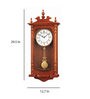 Brown Wooden Pendulum Wall Clock
