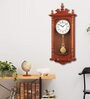 Brown Wooden Pendulum Wall Clock