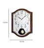 Brown Wooden Pendulum Wall Clock
