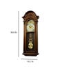 Brown Wooden Pendulum Wall Clock