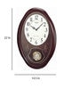 Brown Wooden Pendulum Wall Clock
