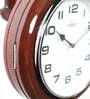 Brown Wooden Round Shape Station Clock