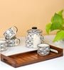 Brown Wooden Sheesham Serving Tray